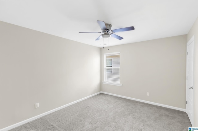4092 Park Crossings Dr, Chelsea, AL 35043 - empty room with ceiling fan, baseboards, and carpet floors