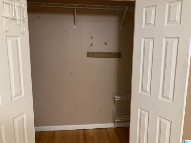 view of closet