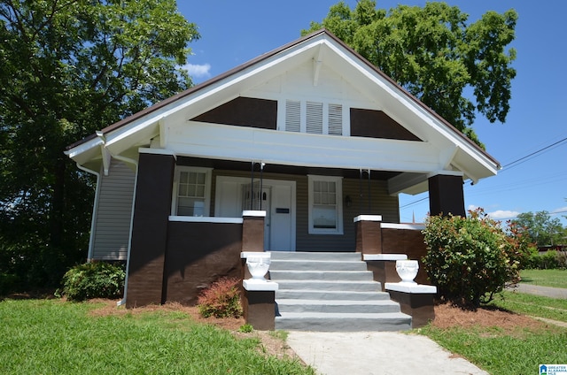 bungalow with a porch