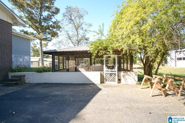 view of parking