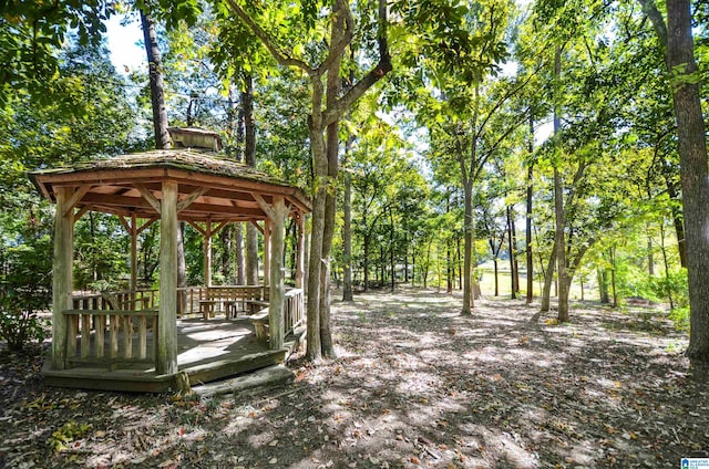 surrounding community featuring a gazebo