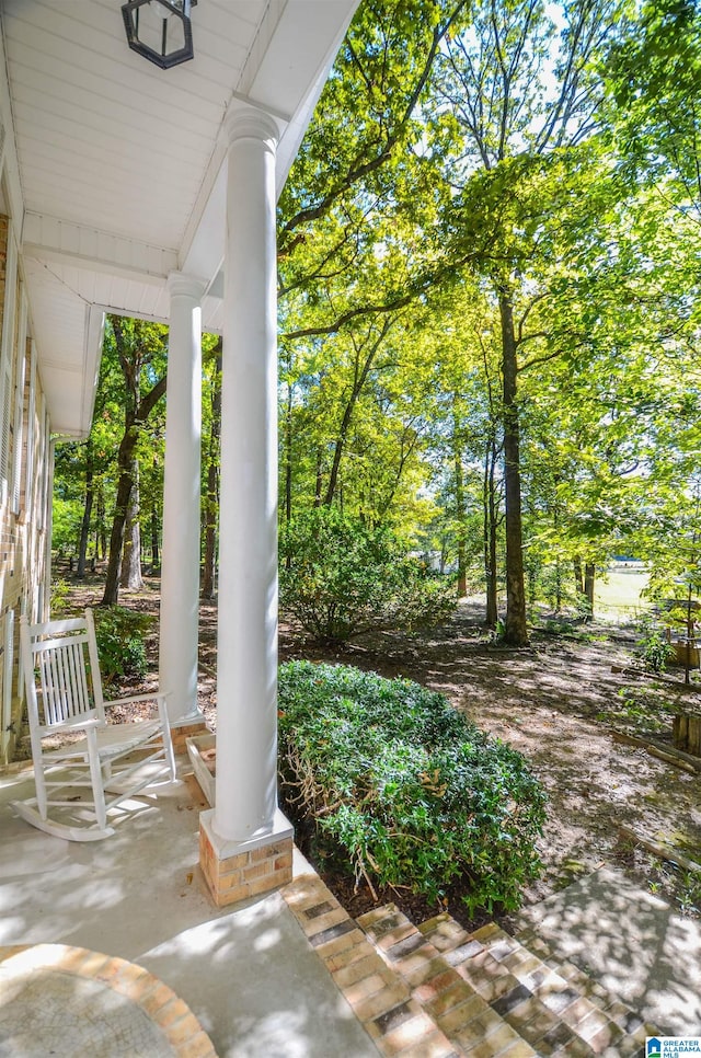 view of patio