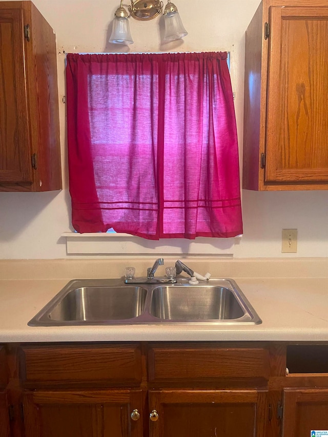 kitchen featuring sink