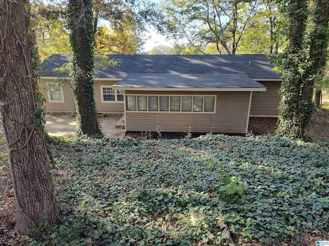 view of rear view of property