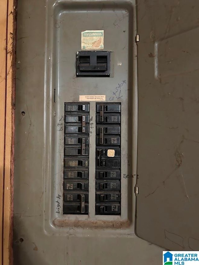 utility room featuring electric panel