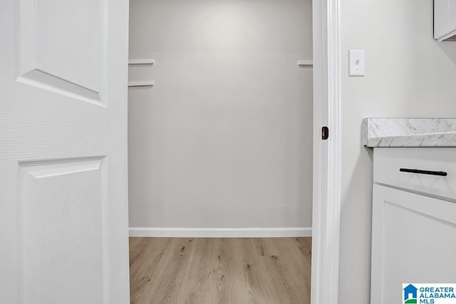 interior space featuring hardwood / wood-style floors