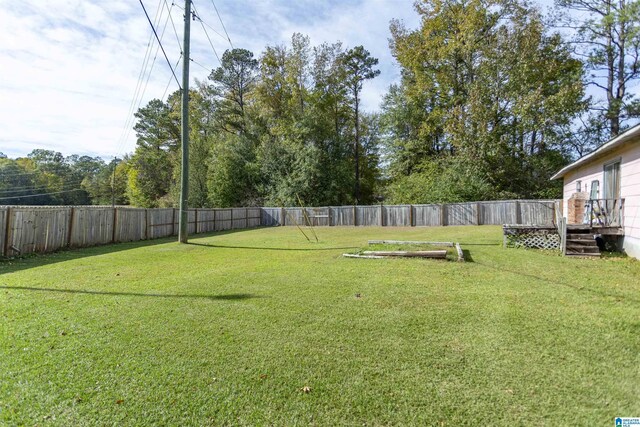 405 Depot St, Columbiana, AL 35051 - view of yard with a deck