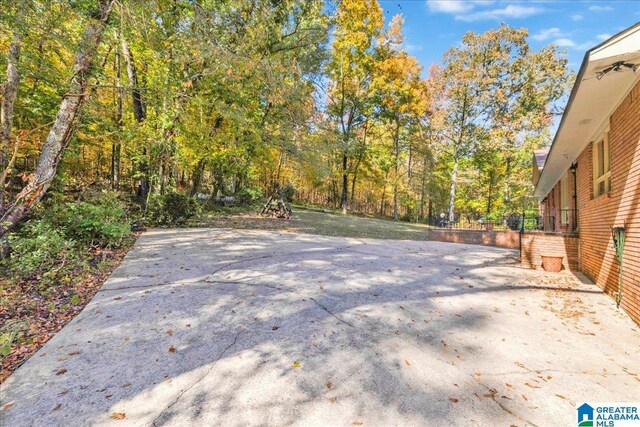 1215 Red Valley Rd, Remlap, AL 35133 - view of patio with a view of trees