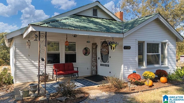 bungalow with covered porch