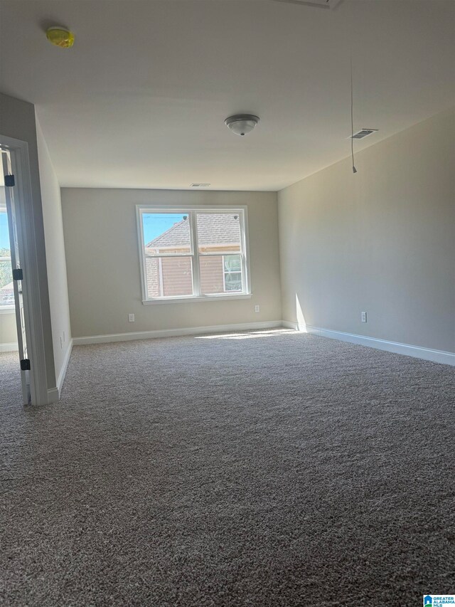 spare room with carpet floors