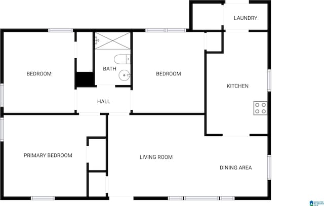 2400 2nd Ave N, Irondale, AL 35210 - floor plan