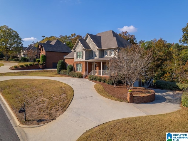 view of front of house featuring a porch