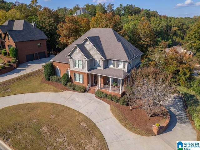 view of front of house featuring a porch