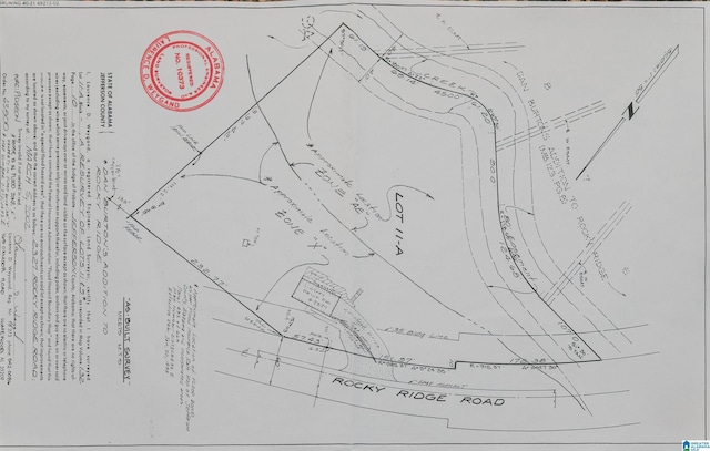 survey map / technical document