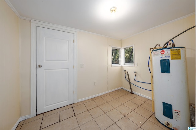 interior space with water heater