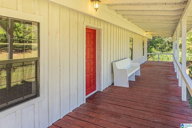 view of deck