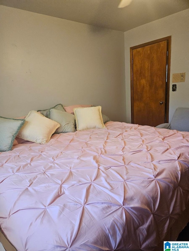 bedroom featuring a closet