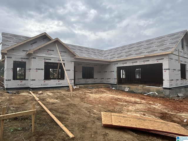 view of rear view of property