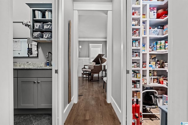 pantry with sink