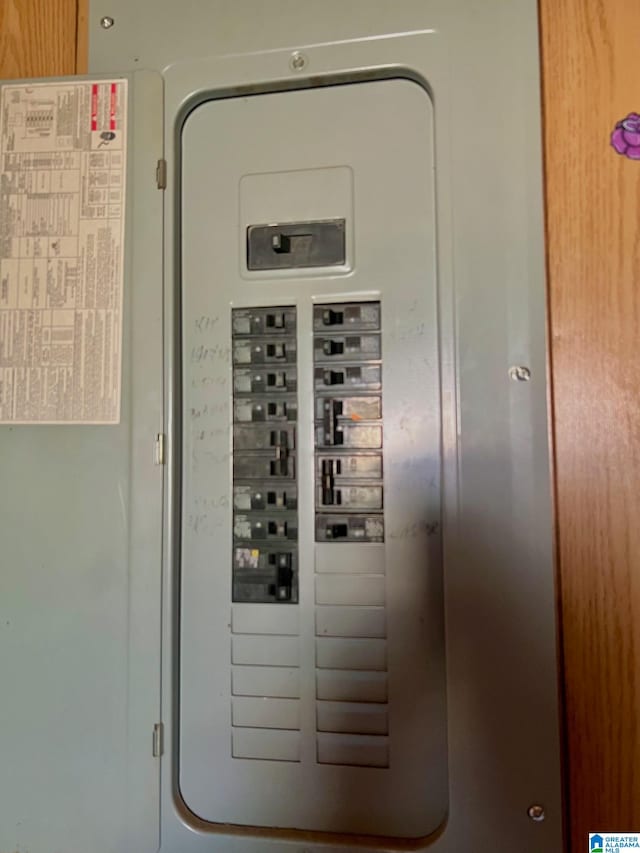 utility room featuring electric panel