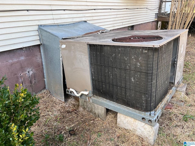 exterior details featuring cooling unit