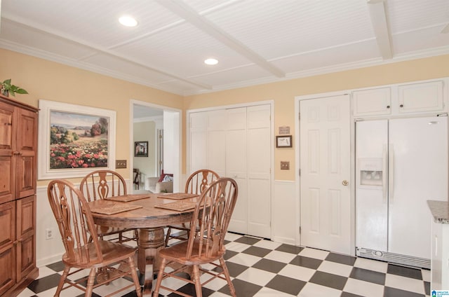 view of dining area