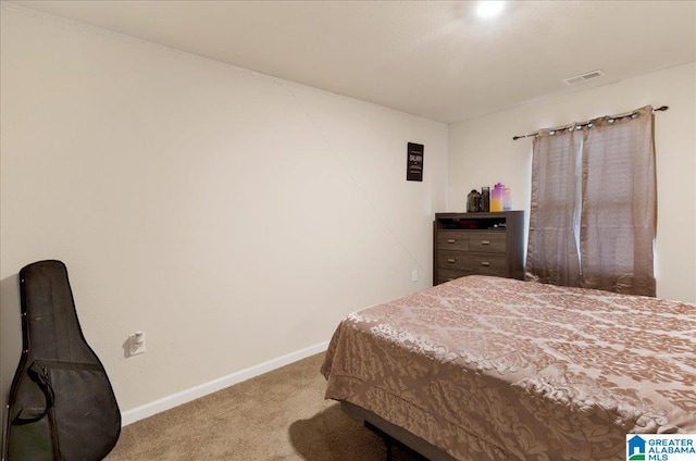 bedroom featuring carpet flooring