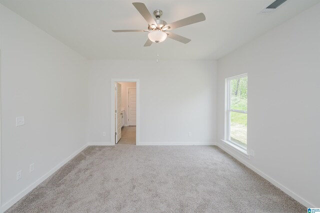 194 Barimore Blvd, Helena, AL 35080 - spare room with ceiling fan and light colored carpet