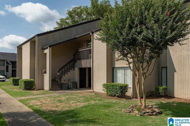 view of property featuring central AC