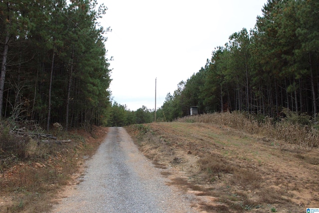 view of road