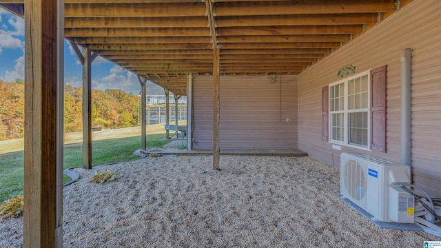 view of patio / terrace featuring ac unit