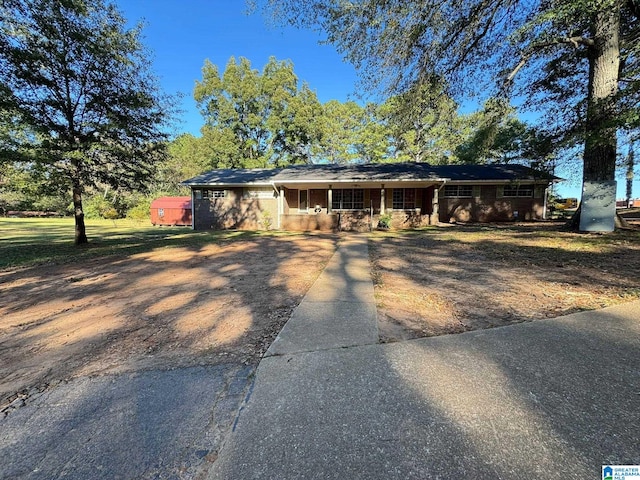 view of ranch-style house