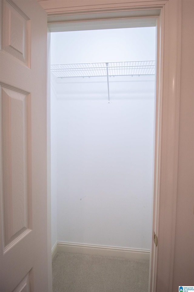 view of closet