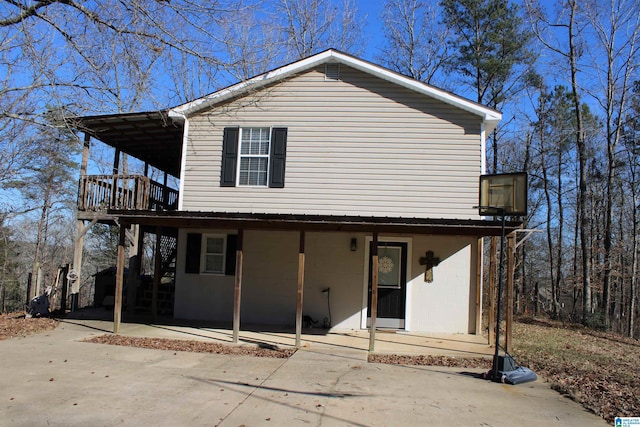 view of rear view of house