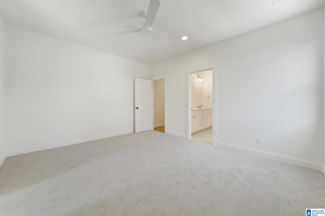 6558 Deerfoot Crossing Rd, Trussville, AL 35173 - unfurnished bedroom with light carpet, recessed lighting, and baseboards