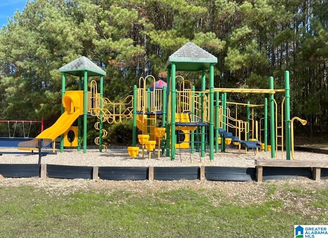 view of play area