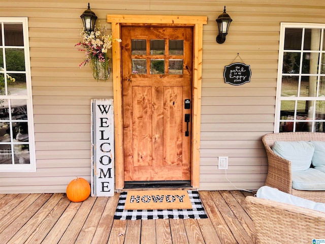 view of property entrance