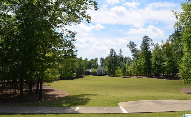 view of home's community featuring a yard