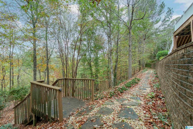 view of deck