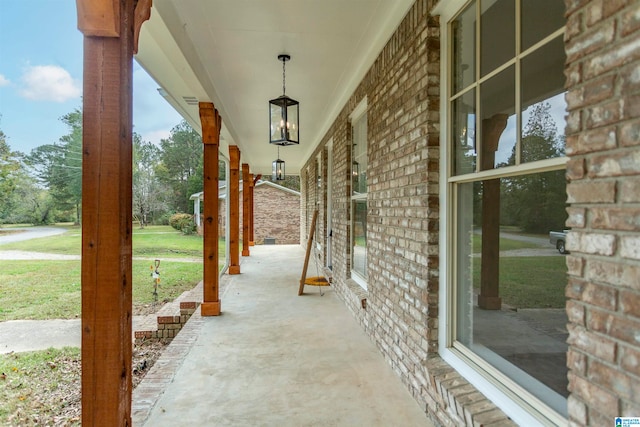 view of patio / terrace featuring a porch