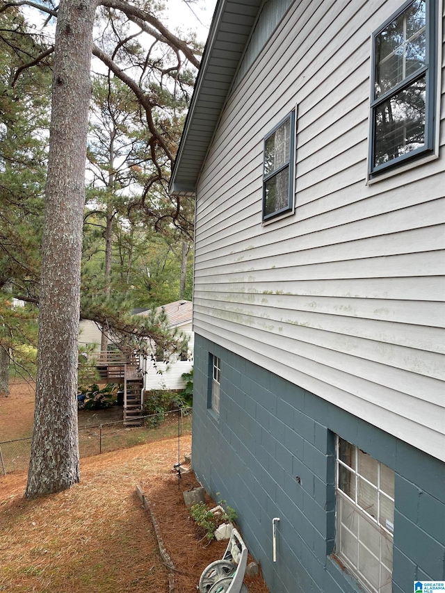 view of home's exterior