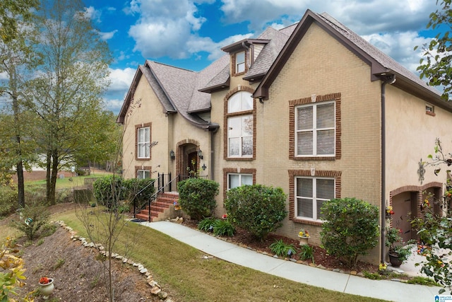 view of french country style house