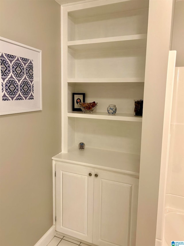 details featuring tile patterned flooring