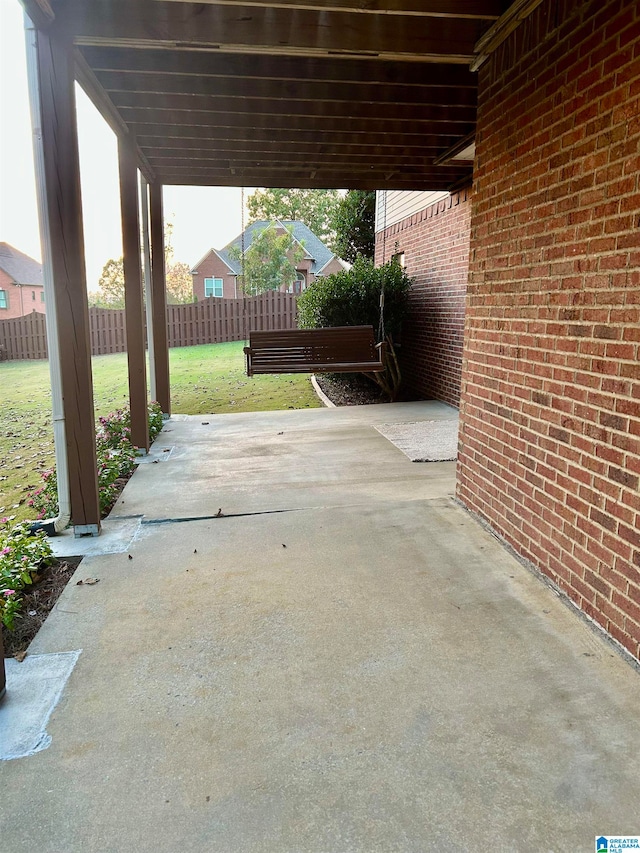 view of patio