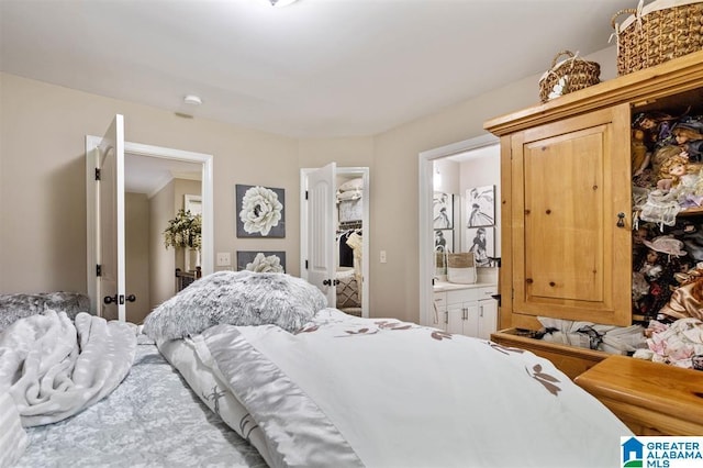 110 Sterling Lakes Dr, Helena, AL 35080 - bedroom with a walk in closet, a closet, and connected bathroom