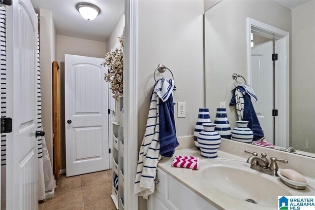 110 Sterling Lakes Dr, Helena, AL 35080 - bathroom featuring tile patterned flooring and vanity