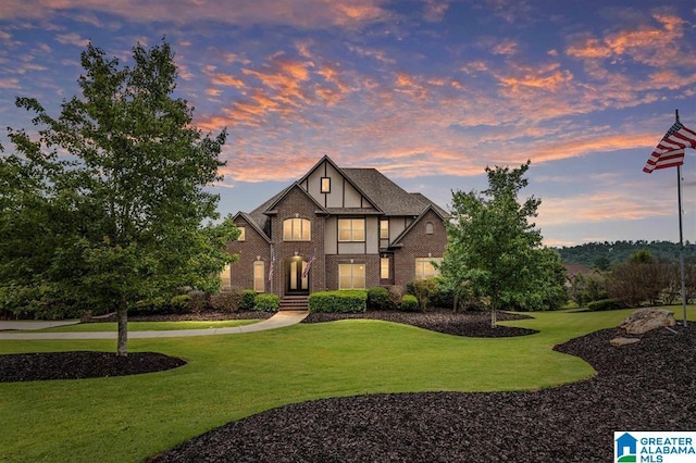 110 Sterling Lakes Dr, Helena, AL 35080 - view of front of property with a front lawn and brick siding