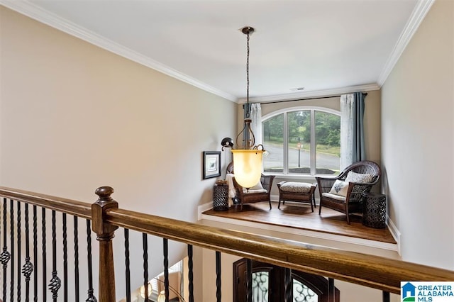 110 Sterling Lakes Dr, Helena, AL 35080 - living area featuring crown molding