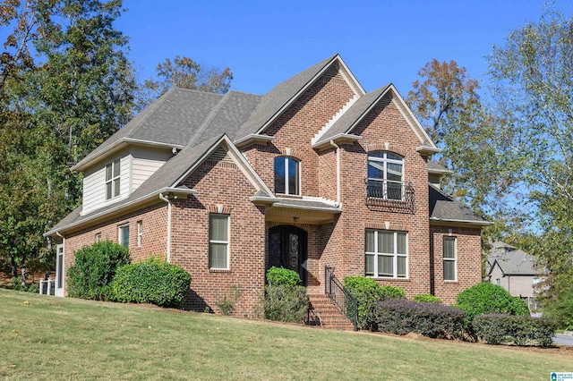 view of property with a front yard