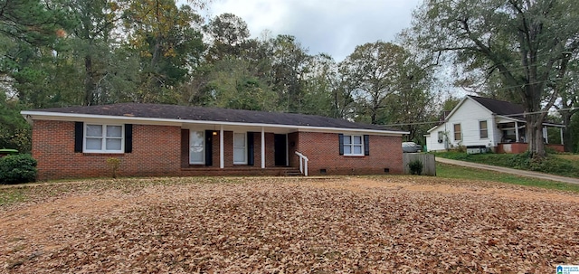 view of ranch-style house